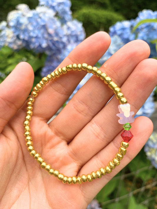 bear fruit bracelet-gold