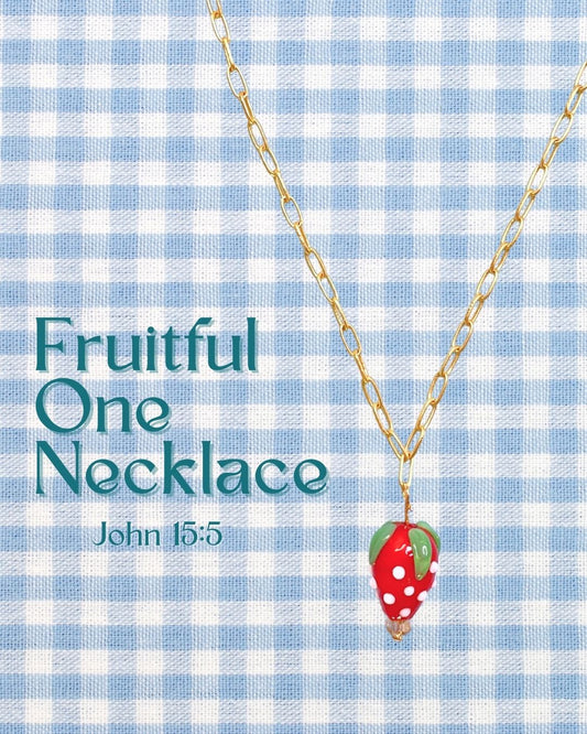 Fruitful One Necklace (John 15:5)
